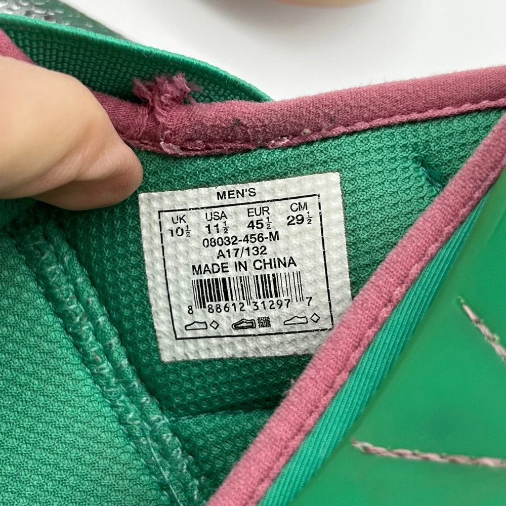 Supra Skytop V Muska Skate Shoes High Top Sneakers Mint Green Pink‎ Mens 11.5
